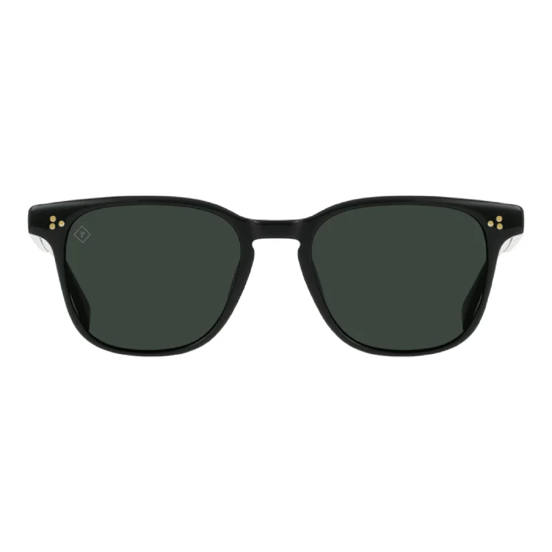 Raen - Alvez 50 Sunglasses - Recycled Black / Green Polarized Foldable Travel - Friendly Glasses Raen - Alvez 50 Sunglasses - Recycled Black / Green Polarized Foldable Travel - Friendly Glasses