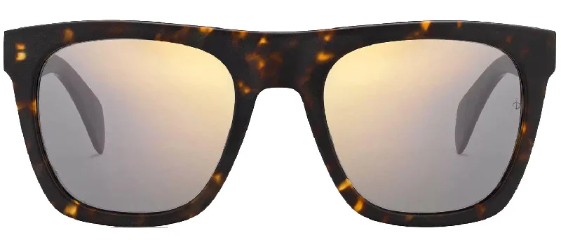 Rag & Bone RNB5002S CT 0N9P Flattop Sunglasses Vintage Horn - Rimmed Style