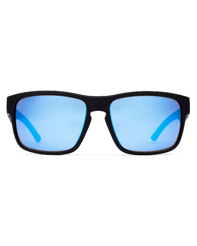 Matte Black / LIT Mirror Blue / Polar