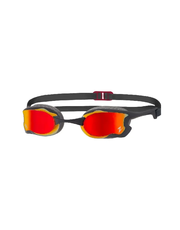 Raptor HCB Mirror Swim Goggle Leather - Trimmed Luxe Style
