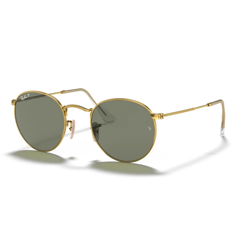 RB3447 Round Metal Sunglasses Wire - Frame Intellectual Look