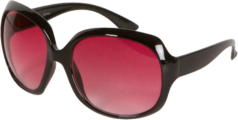 Sakkas Vintage Oversized Frame Fashion Sunglasses Two - Tone Frame Contrast