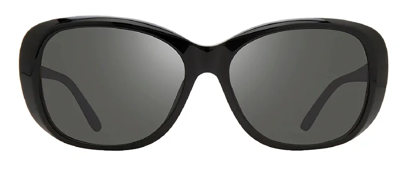 Revo SAMMY RE 1102 01 GO Butterfly Polarized Sunglasses Rectangle Business Style