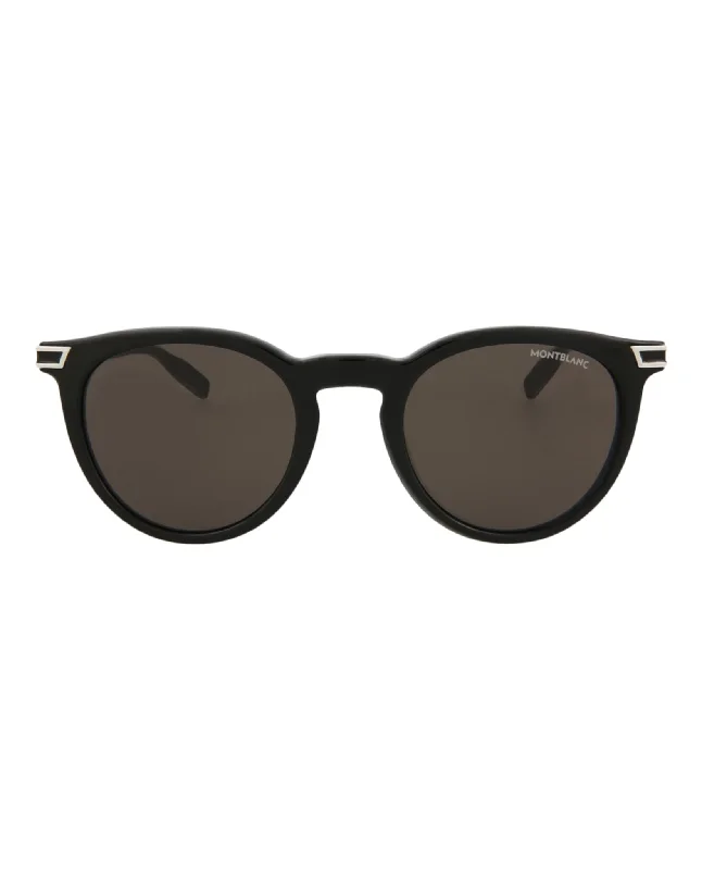 Round-Frame Acetate Sunglasses Retro - Inspired 