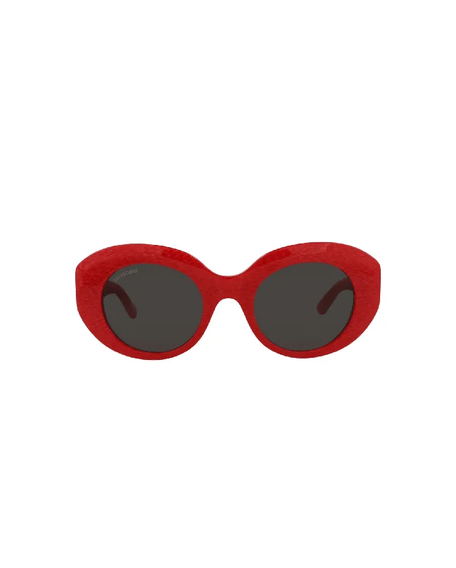 Round-Frame Acetate Sunglasses Anti - Blue - Light Computer Glasses