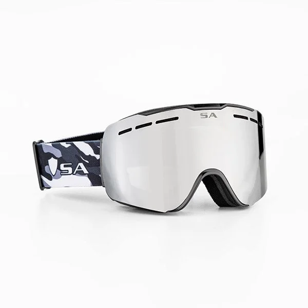 SA Shreddin' Ski Goggle Set Vintage Horn - Rimmed Style