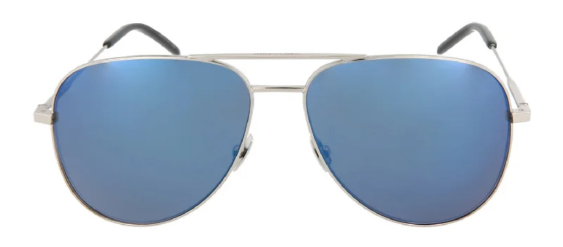 Saint Laurent CLASSIC11-30000163032 Aviator Sunglasses Two - Tone Frame Contrast