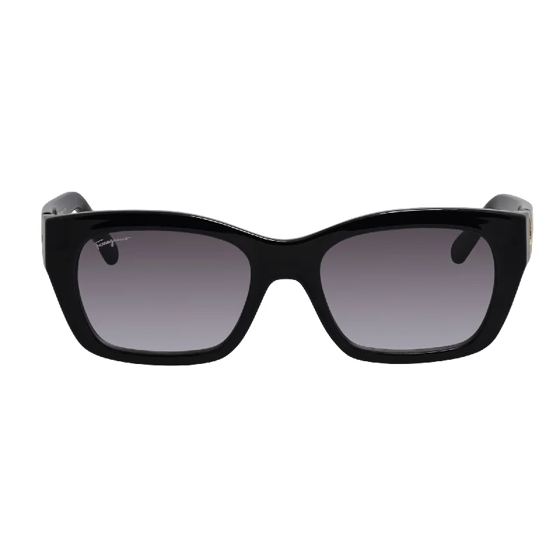 Salvatore Ferragamo  SF 1012S 001 53mm Womens Square Sunglasses Gradient - Lens 