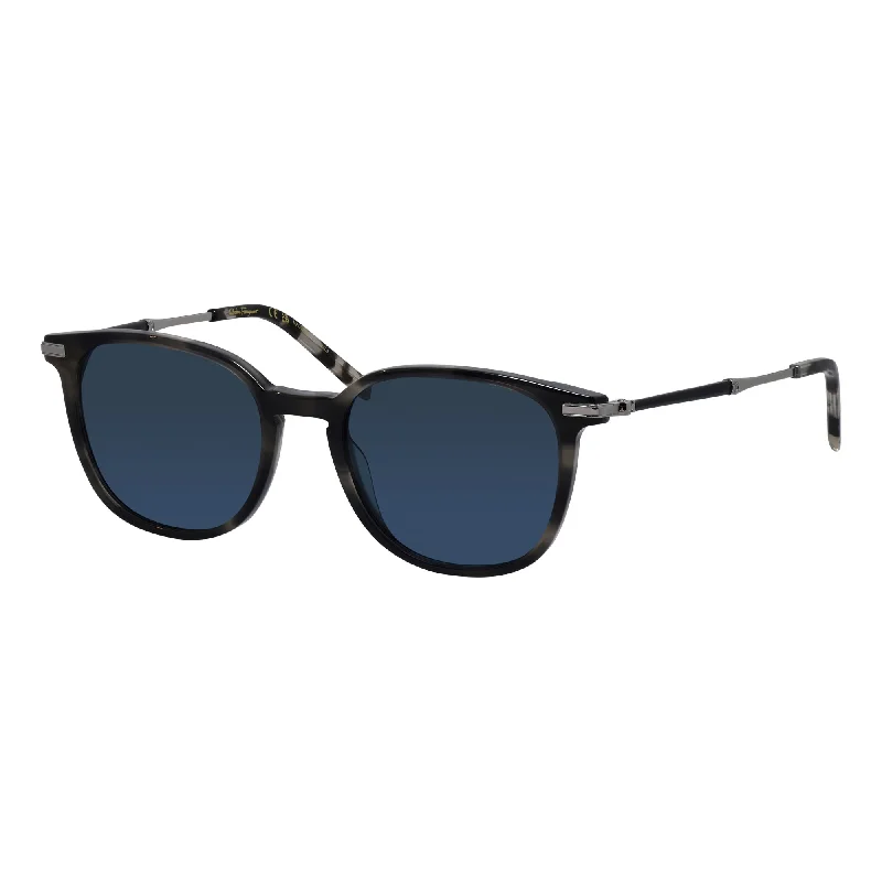 Salvatore Ferragamo SF 1015S 003 52mm Mens Square Sunglasses Thin - Rimmed Elegant Style Salvatore Ferragamo SF 1015S 003 52mm Mens Square Sunglasses Thin - Rimmed Elegant Style