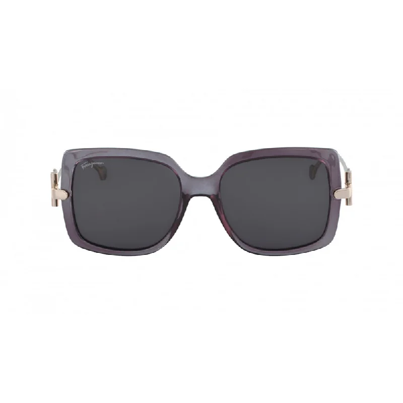 Salvatore Ferragamo SF 913S 057 55mm Womens Square Sunglasses Wire - Frame Intellectual Look Salvatore Ferragamo SF 913S 057 55mm Womens Square Sunglasses Wire - Frame Intellectual Look