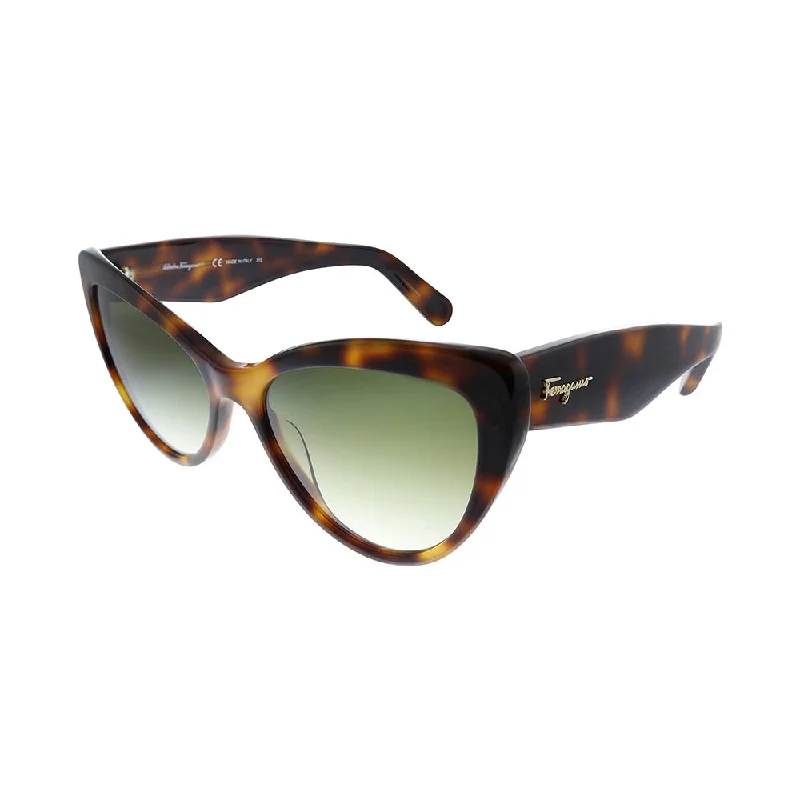 Salvatore Ferragamo SF 930S 238 56mm Womens Cat-Eye Sunglasses Matte - Finish Plastic Frame Look Salvatore Ferragamo SF 930S 238 56mm Womens Cat-Eye Sunglasses Matte - Finish Plastic Frame Look