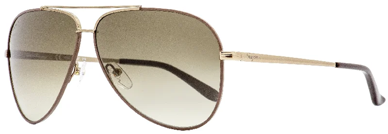 Salvatore Ferragamo Unisex Sunglasses SF131S 211 Brown 60mm Chunky Black - Frame Goth Look Salvatore Ferragamo Unisex Sunglasses SF131S 211 Brown 60mm Chunky Black - Frame Goth Look