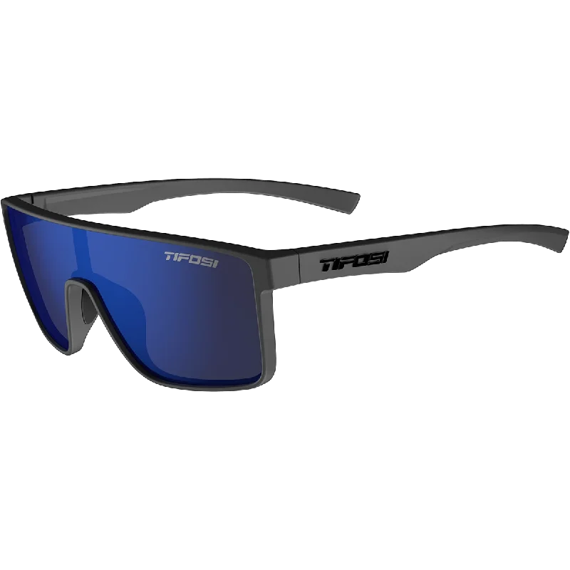 Matte Gunmetal - Cobalt Blue Mirror