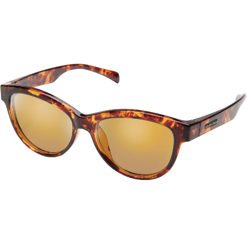 Bayshore - Tortoise/Sienna Mirror Leather - Trimmed Luxe Style