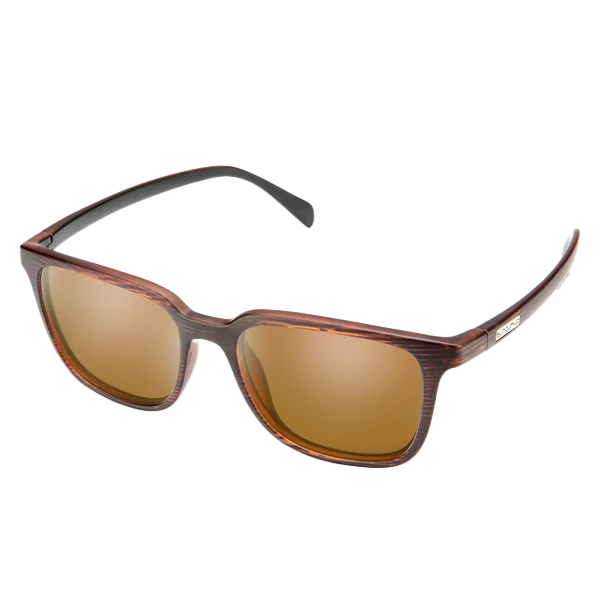 Boundary - Burnished Brown/Brown Unisex Angular Frame Style