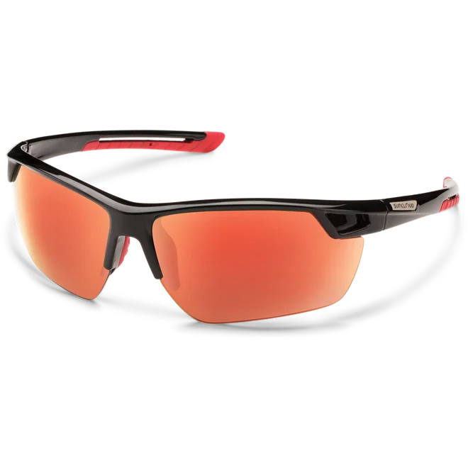 Contender - Black/Red Mirror Transparent Frame Trend
