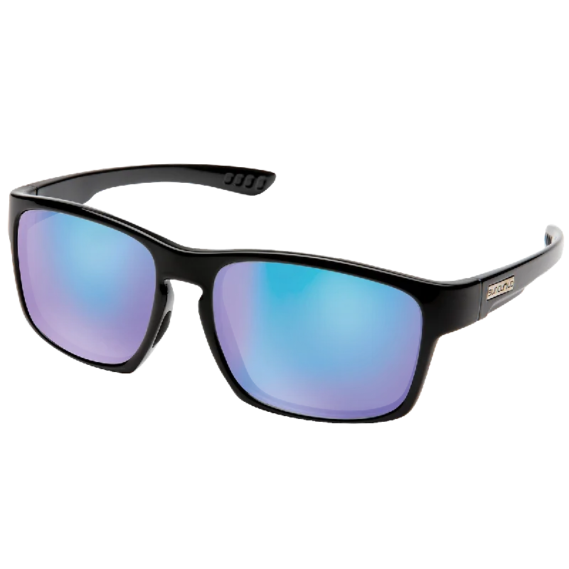 Fairfield - Black/Blue Mirror Foldable Travel - Friendly Glasses