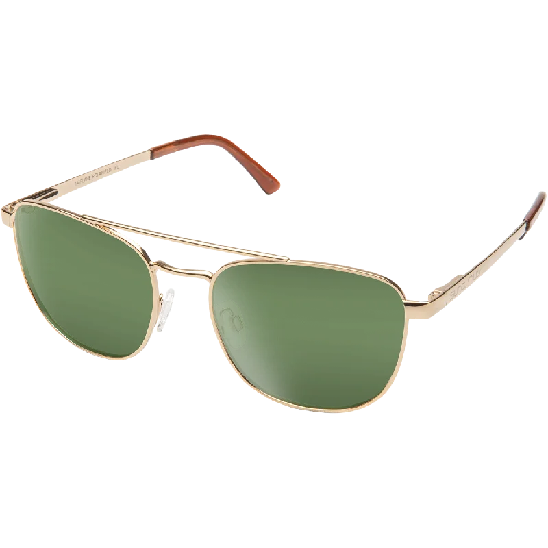 Fairlane - Gold/Green Polarized Two - Tone Frame Contrast