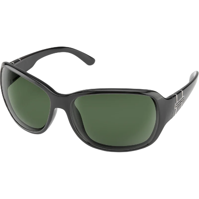 Limelight - Black/Polarized Gray-Green Art - Deco - Inspired Eyewear