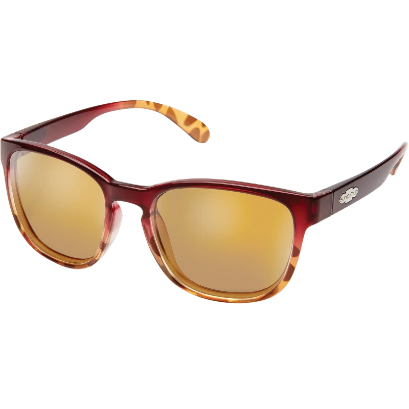 Loveseat - Raspberry Tortoise Fade/Polarized Sienna Mirror Tortoiseshell Pattern Aesthetic