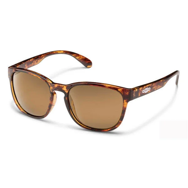 Loveseat - Tortoise/Sienna Mirror Polarized High - Tech Smart Glasses
