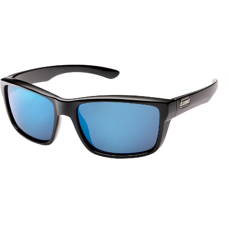 Mayor - Black/Blue Polarized Foldable Travel - Friendly Glasses