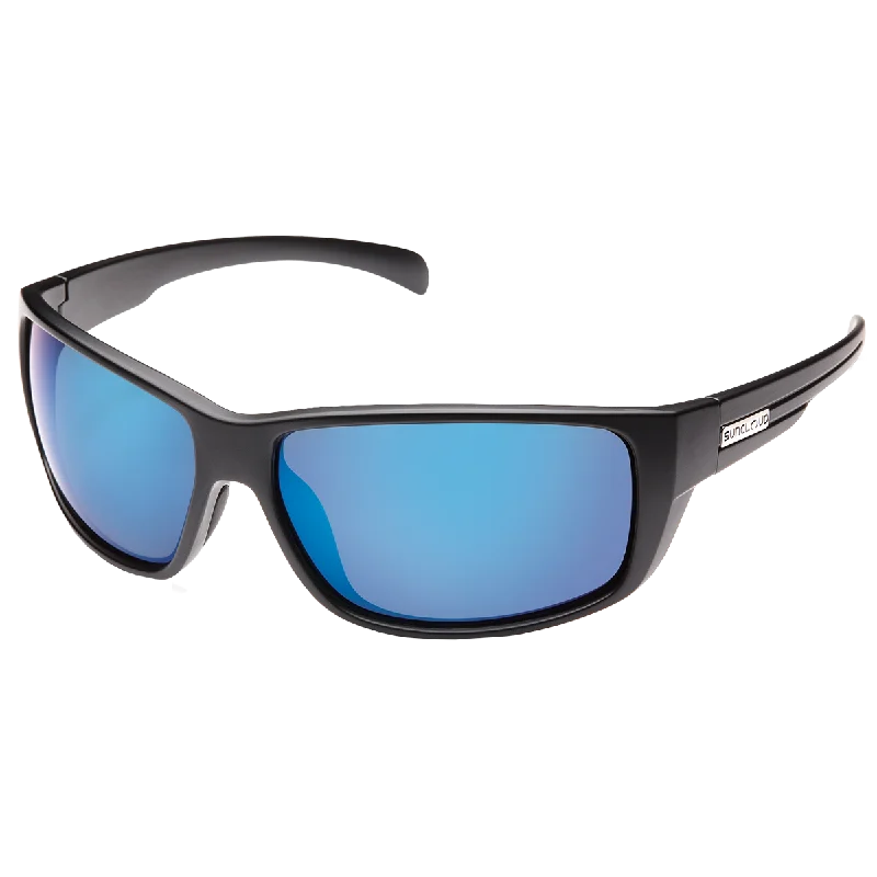 Milestone - Matte Black/Blue Oval - Rimmed Sophisticated Look