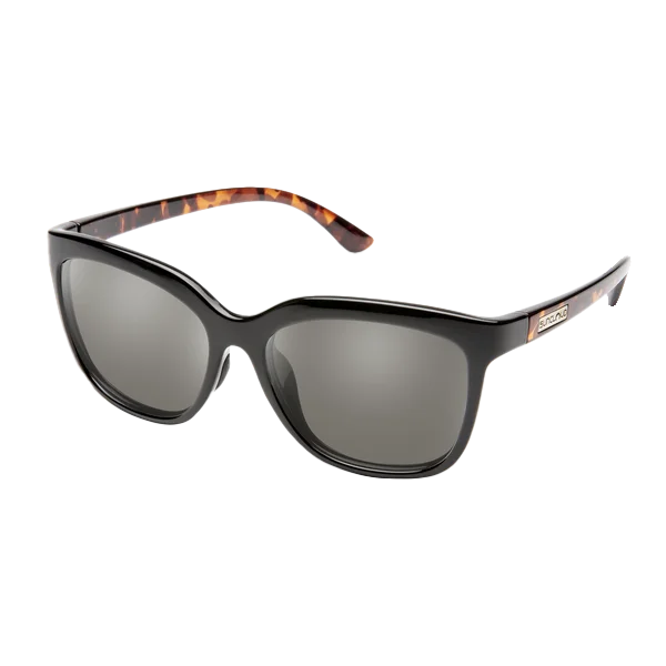Sunnyside - Split Tortoise/Gray Geometric - Patterned Frame Design