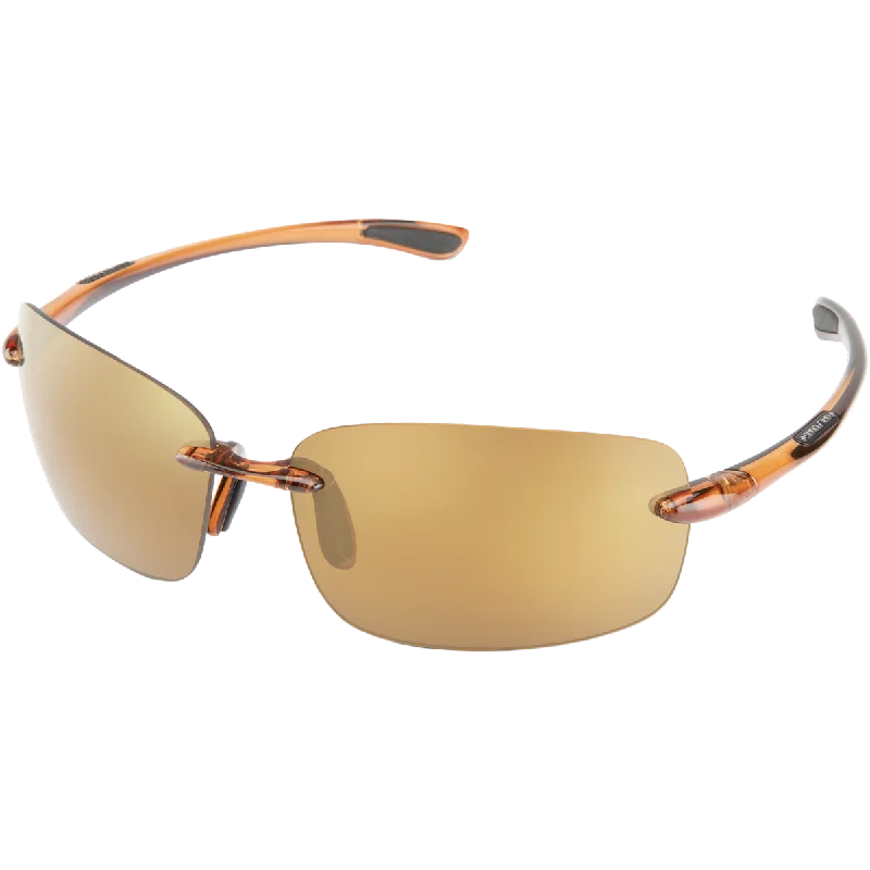 Topline - Translucent Brown/Polarized Sienna Wayfarer Streetwear Style