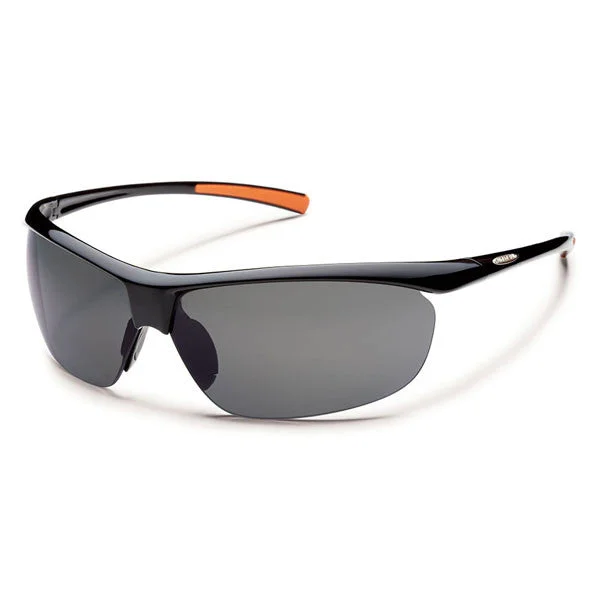 Zephyr - Black/Polarized Gray Oval - Shaped Academic Look