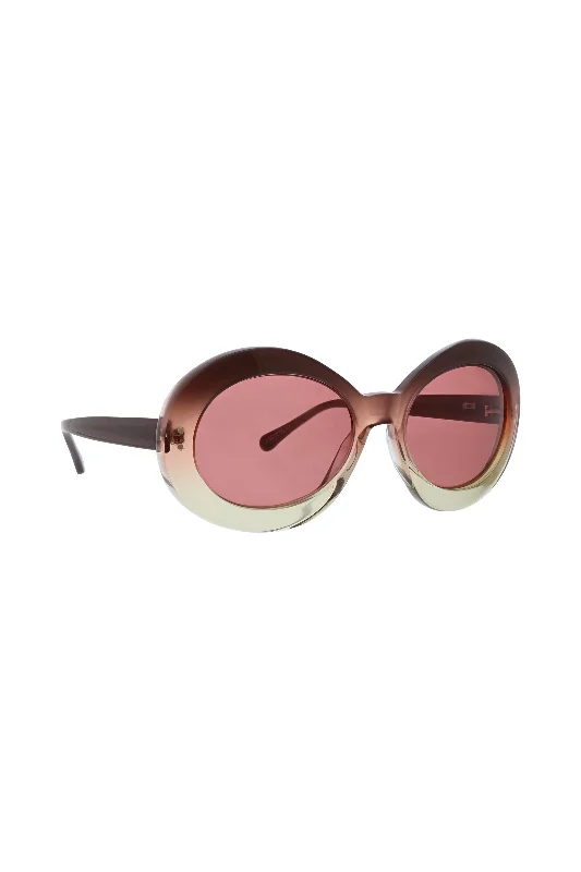 SCONSET SUNGLASS Leather - Trimmed Luxe Style