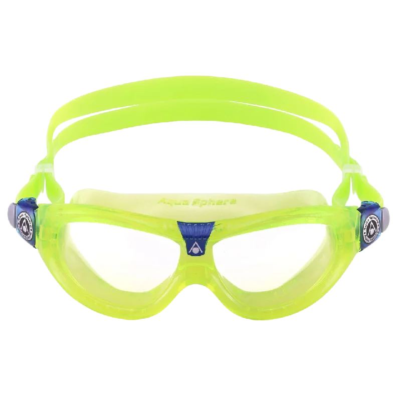Seal Kid 2 - Clear Bright Green Vintage Horn - Rimmed Style