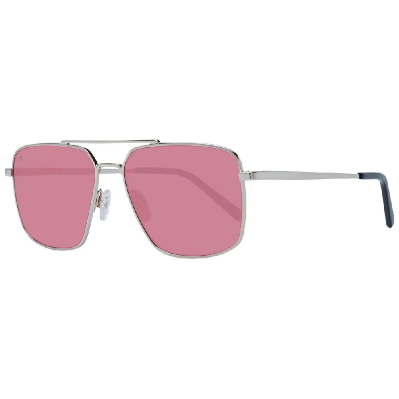 Serengeti  Men Men's Sunglasses Two - Tone Frame Contrast