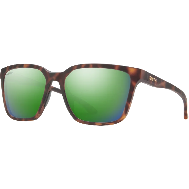 Shoutout - Matte Tortoise/Green Mirror Leather - Trimmed Luxe Style