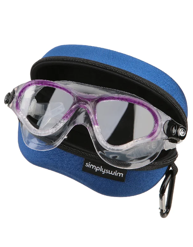 Premium Swim Mask Case Geometric - Patterned Frame Design