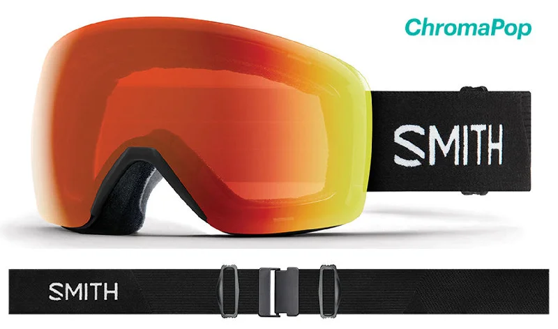 Smith Skyline Red Mirror Goggle Black Wire - Frame Intellectual Look