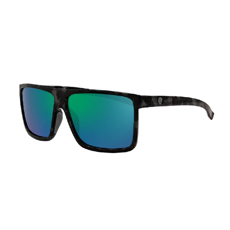 Sport Sunglasses | Whale Shark | Green Mirror Art - Deco - Inspired Eyewear