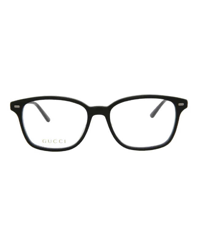 Square-Frame Acetate Optical Frames Oval - Shaped Academic Look