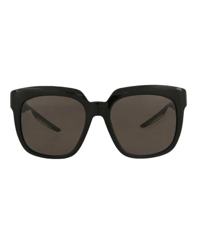 Square-Frame Acetate Sunglasses Geometric - Patterned Frame Design