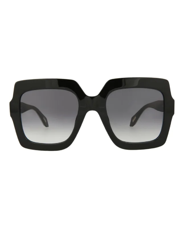 Square-Frame Acetate Sunglasses Clip - On Sunglasses Convenience