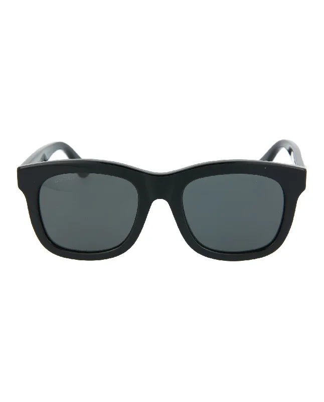 Square-Frame Acetate Sunglasses Steampunk - Inspired Goggles