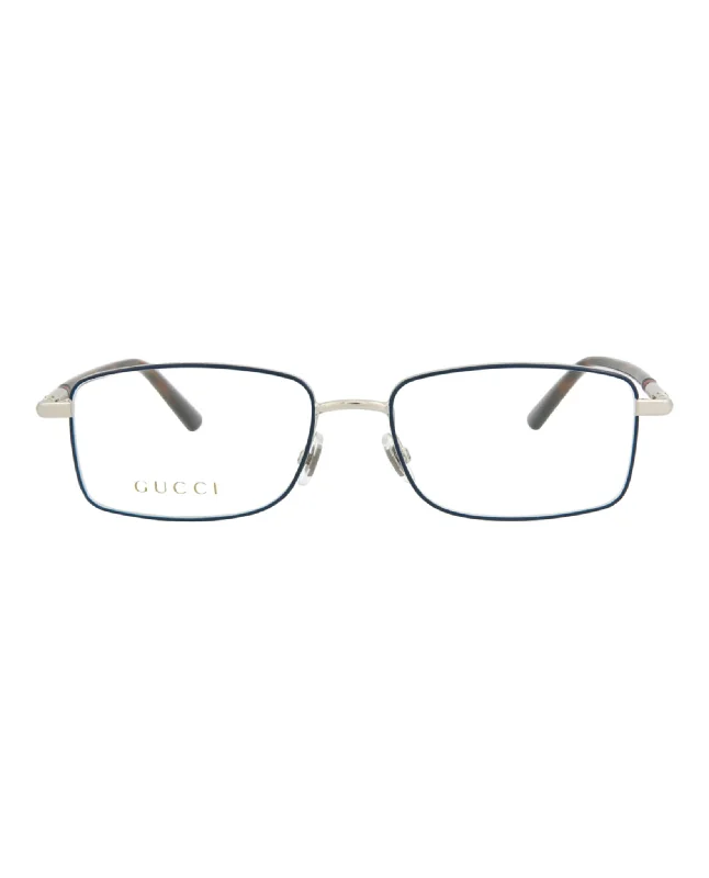 Square-Frame Metal Optical Frames Flip - Up Dual - Purpose Design