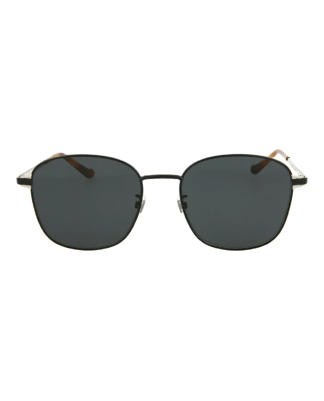 Square-Frame Metal Sunglasses Unisex Angular Frame Style