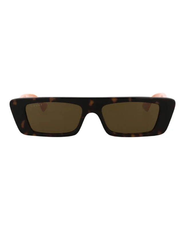 Square-Frame Recycled Acetate Sunglasses Rhinestone - Embellished Glam Design