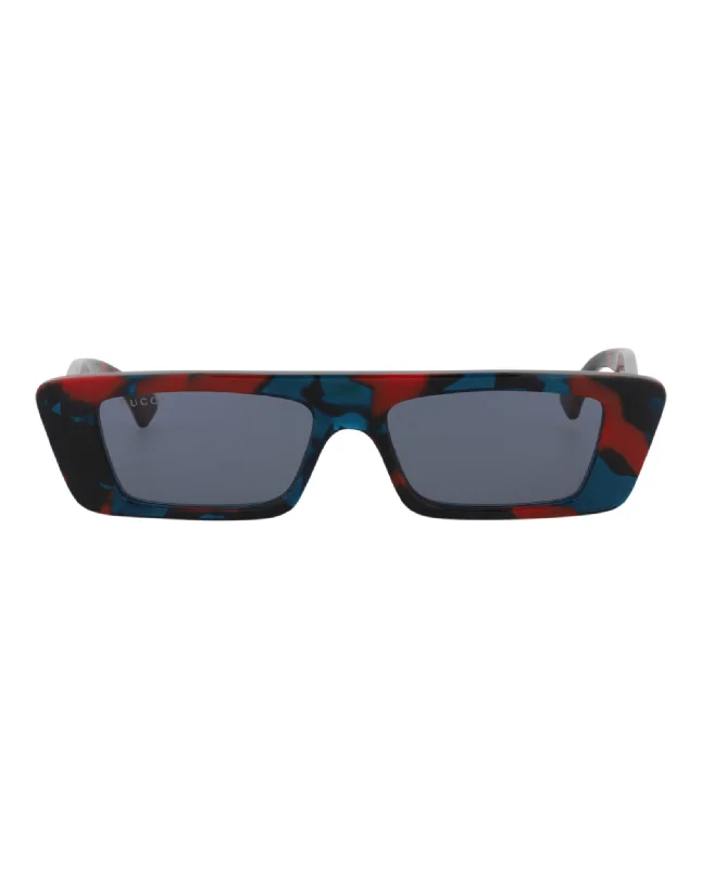 Square-Frame Recycled Acetate Sunglasses Multi - Functional Outdoor Glasses