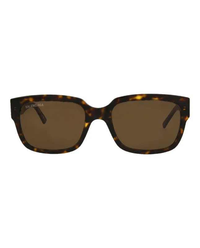 Square/Rectangle-Frame Acetate Sunglasses Oval - Rimmed Sophisticated Look