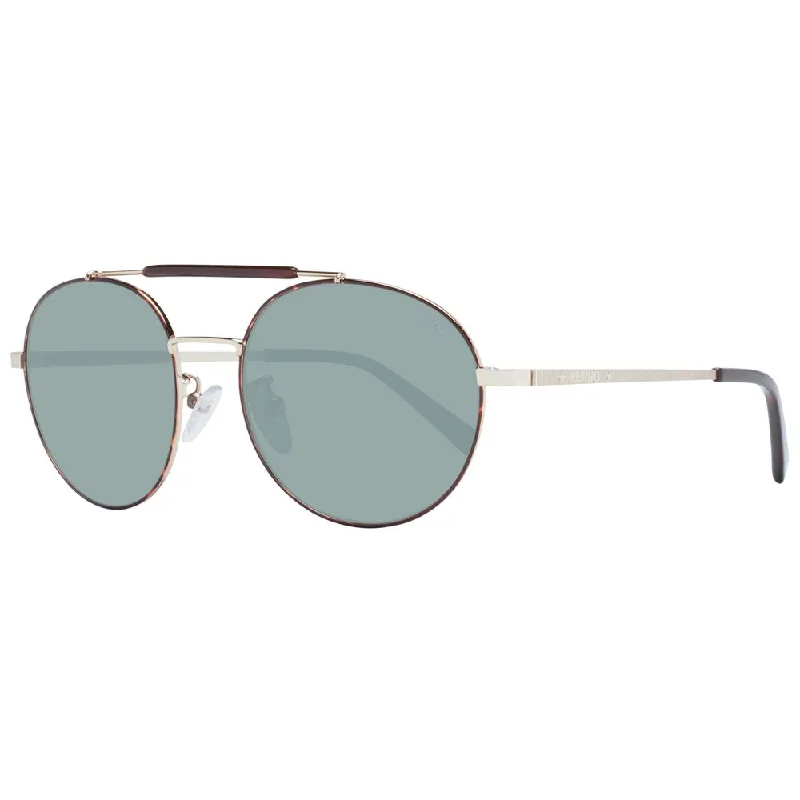 Sting  Men Men's Sunglasses Leather - Trimmed Luxe Style