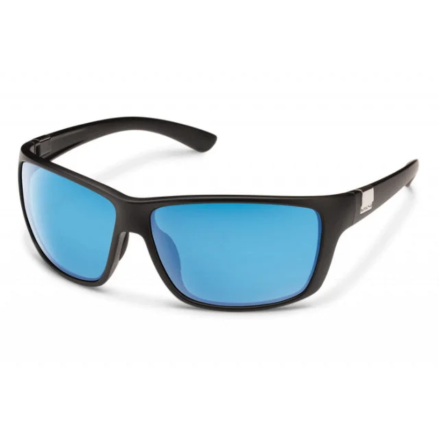 Matte Black/Blue Mirror Polar Poly
