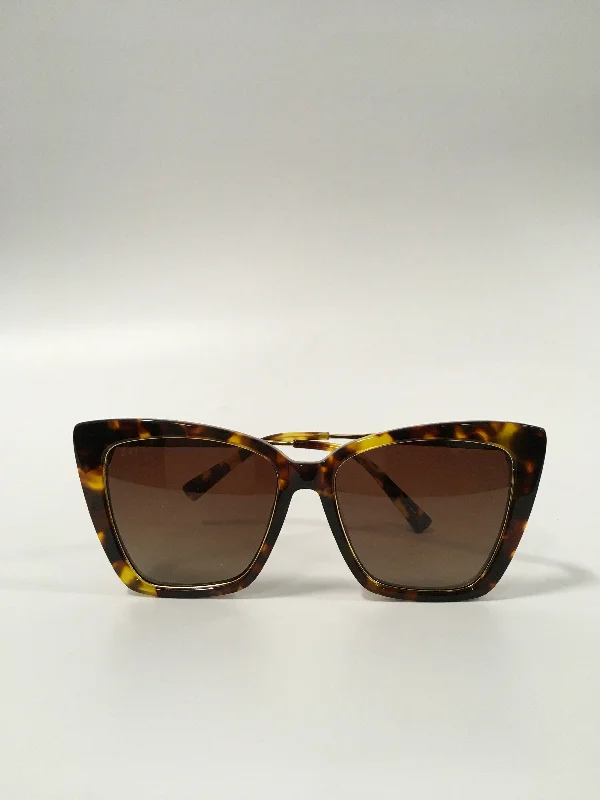 Sunglasses By DIFF Tortoiseshell Pattern Aesthetic