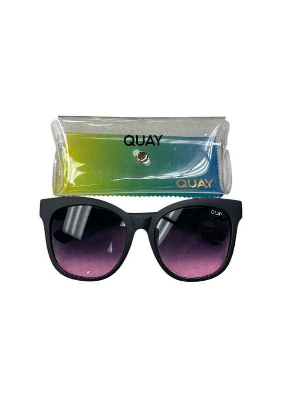 Sunglasses By Quay Rhinestone - Embellished Glam Design